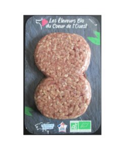 Steak haché pur boeuf 15 % MG façon bouchère x 2 Sur commande