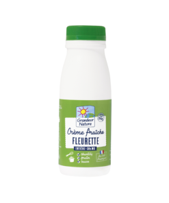 Crème fraîche fleurette (bidonnette) 25cl BIO