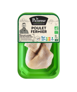 Cuisse de poulet blanc fermier (x2) 550g