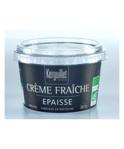 Crème fraîche épaisse pasteurisée 40% MG 20cl