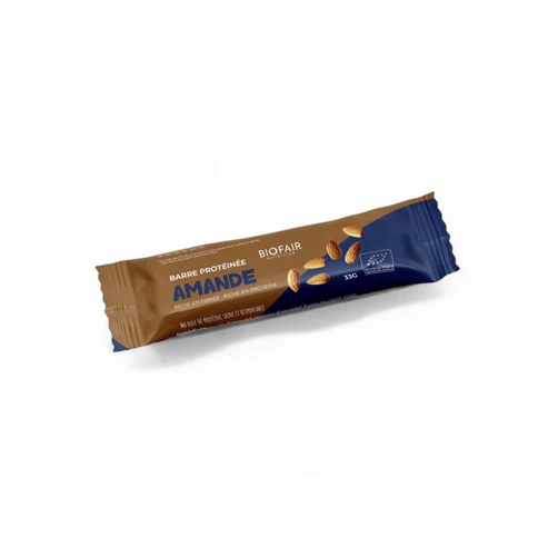 BARRE PROTEINE AMANDES 33GR BIO