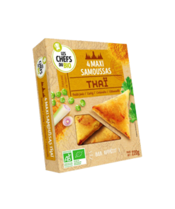 Maxi Samossa Thaï, petit pois curry coriandre citronelle 4x55g