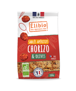 SABLE APERO CHORIZO OLIVES 100GR BIO