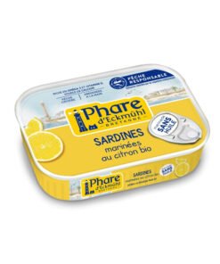 SARDINE PECHE RESPONSABLE MARINEE AU CITRON BIO SS HUILE 135GR